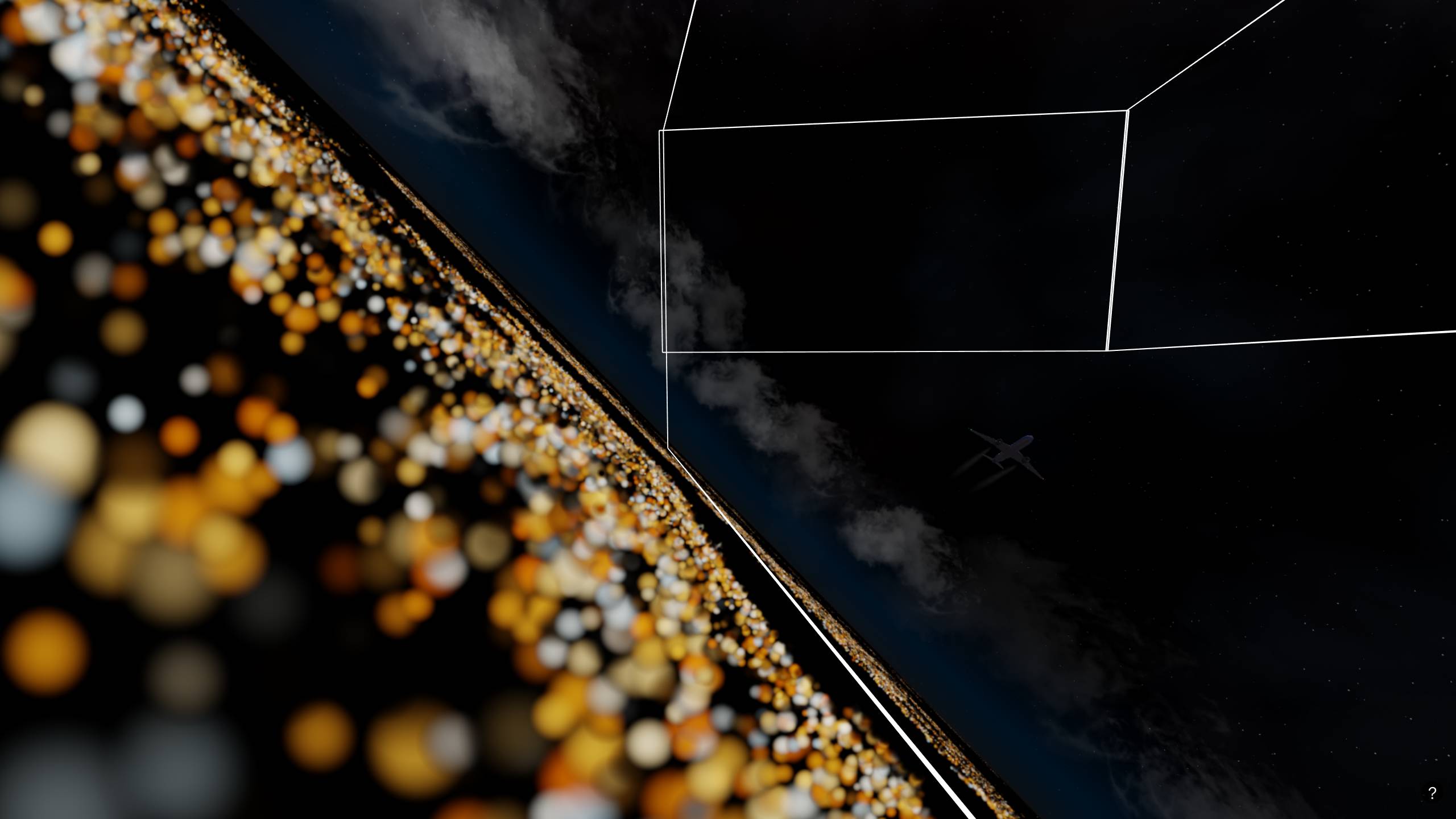 City lights particles effects