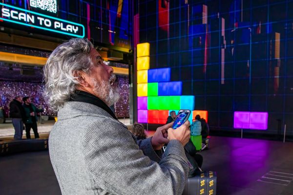 Giant Tetris at 40th Anniversary